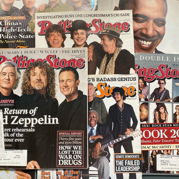 8 (Eight) Rolling Stone Magazines. #Collections. #Memorabilia 8 magazines total - Picture 2 of 11